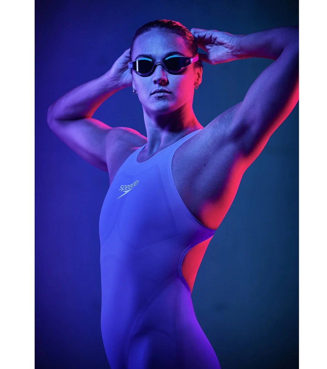Speedo Women's LZR Valor 2.0 Open Back Kneeskin Tech Suit Swimsuit - Image 94