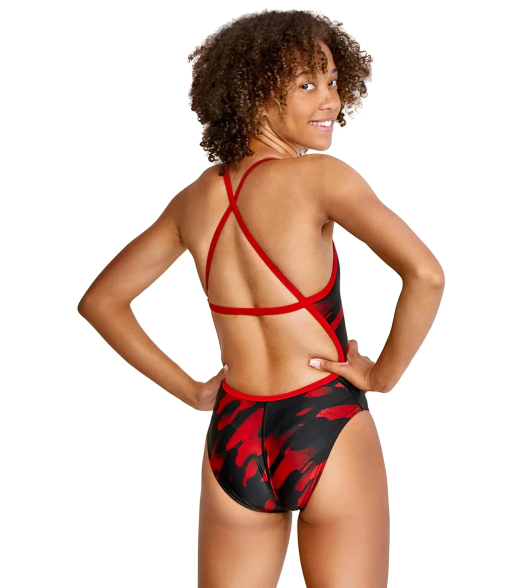 Speedo Women's Natural Wonder Crossback One Piece Swimsuit - Image 27
