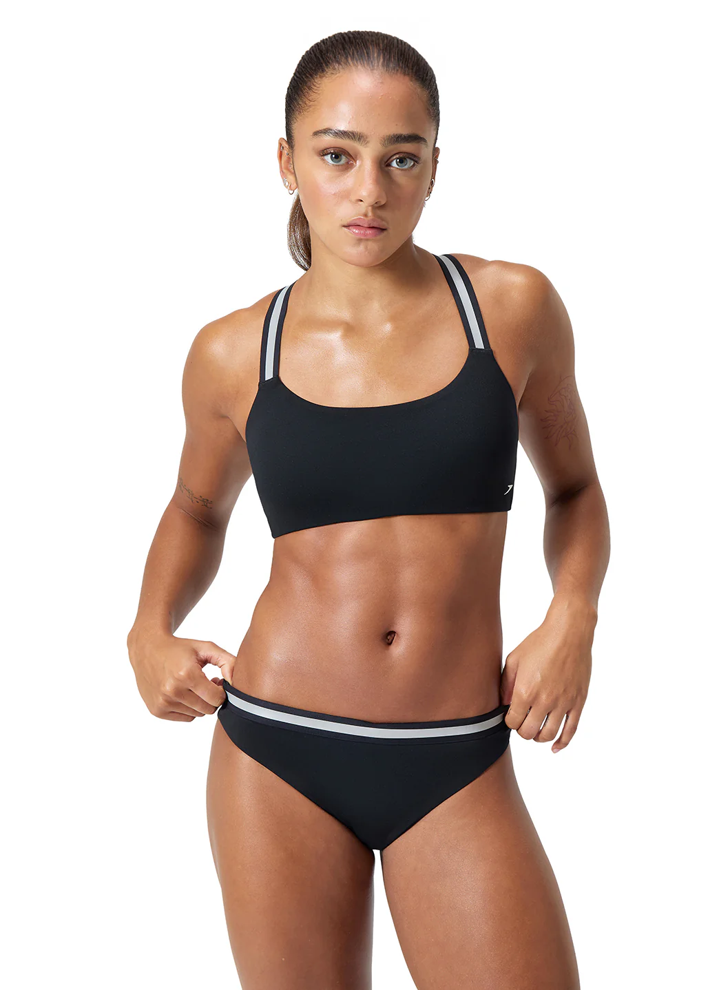 Speedo Women's Performance Two Piece Swimsuit Set - Image 2