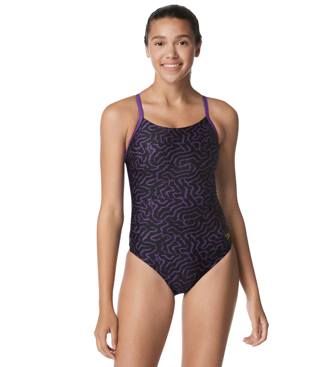 Speedo Women's Race Maze Flyback One Piece Swimsuit - Image 20