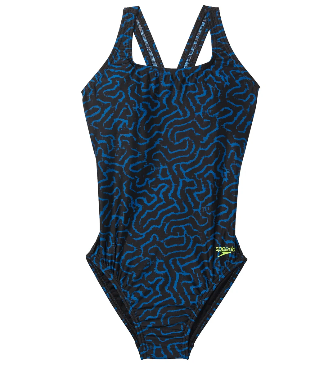 Speedo Women's Race Maze Super Proback One Piece Swimsuit - Image 11