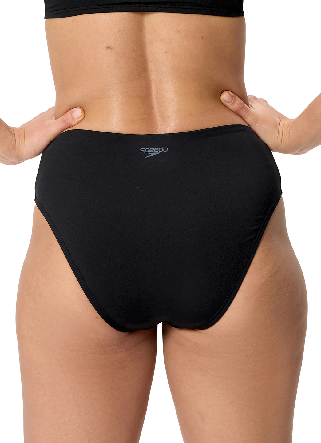 Speedo Women's Solid Cheeky High Waist Bikini Bottom - Image 16