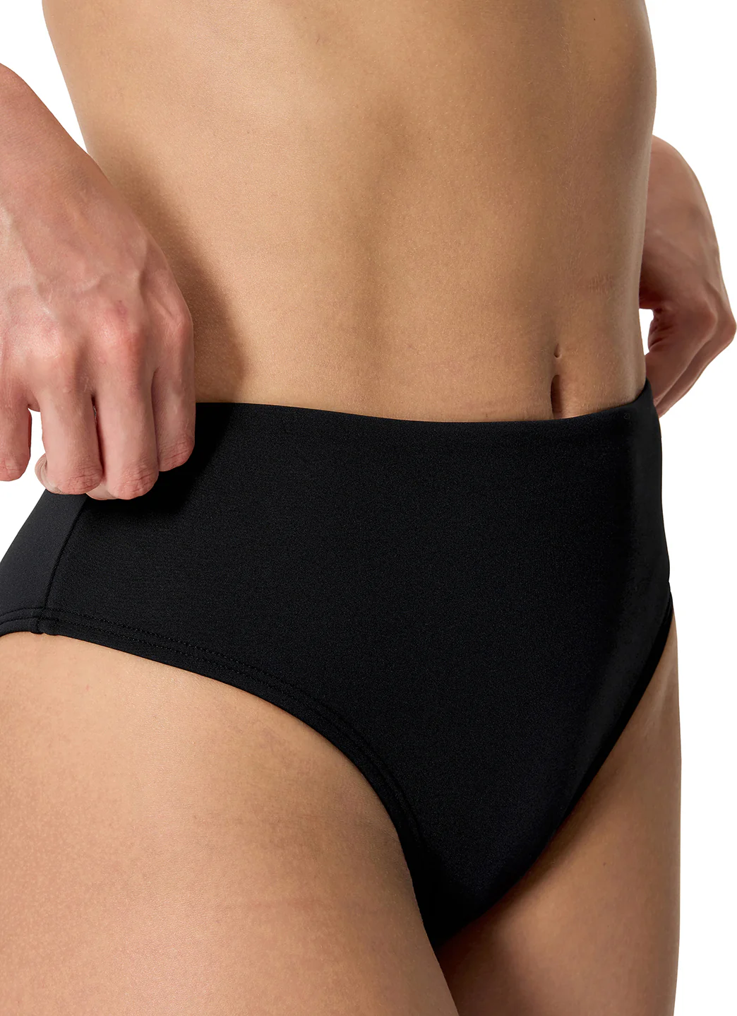 Speedo Women's Solid Cheeky High Waist Bikini Bottom - Image 17