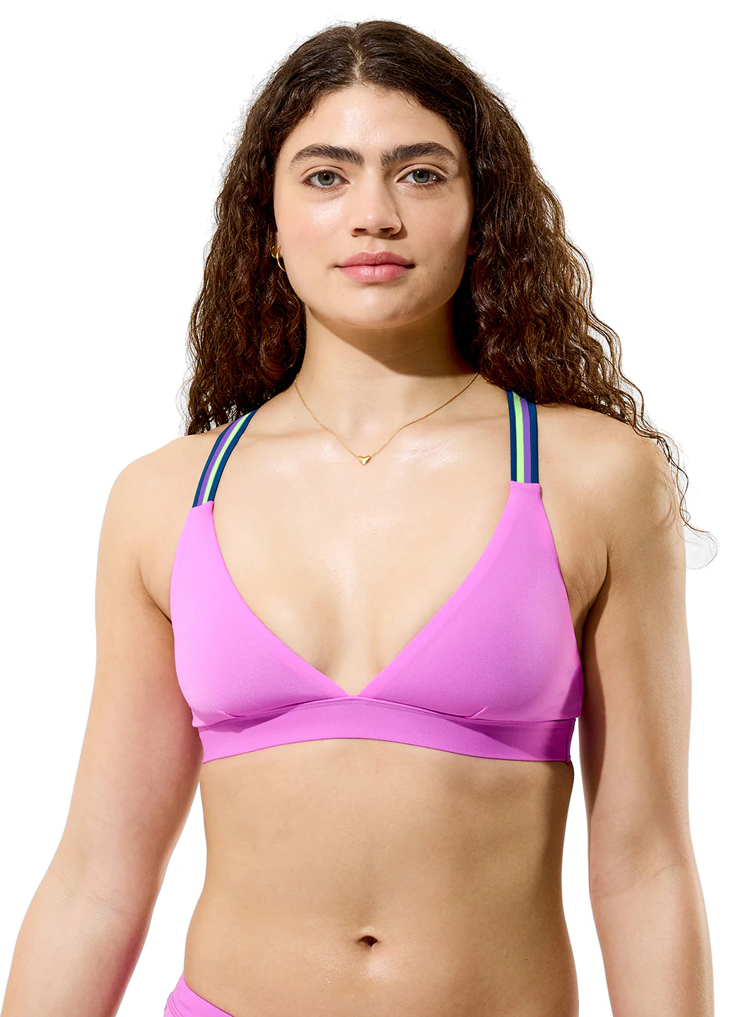 Speedo Women's Solid Comfort Strap Bikini Top - Image 9