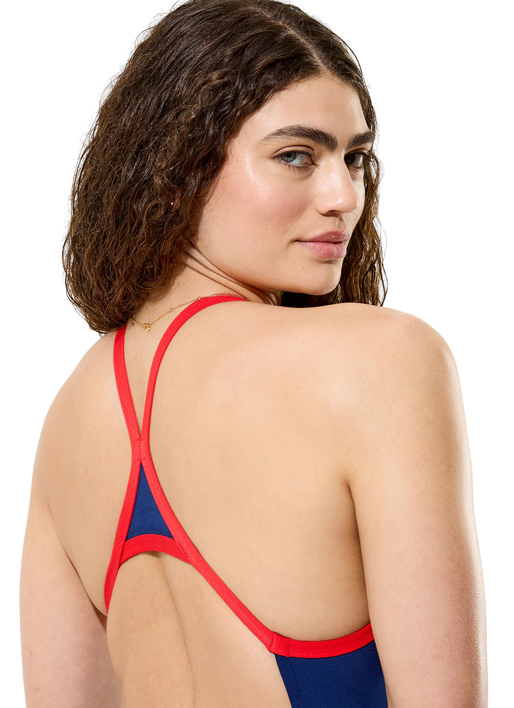 Speedo Women's Solid Endurance+ Max Turnback One Piece Swimsuit - Image 85