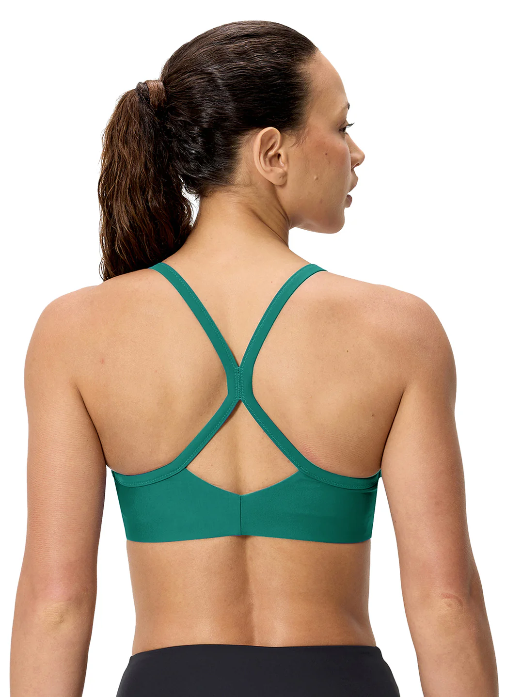 Speedo Women's Solid Racerback Bikini Top - Image 11