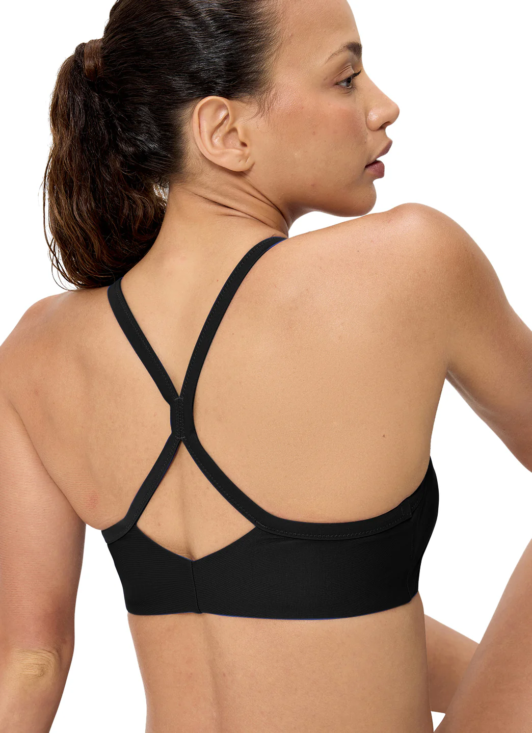 Speedo Women's Solid Racerback Bikini Top - Image 6