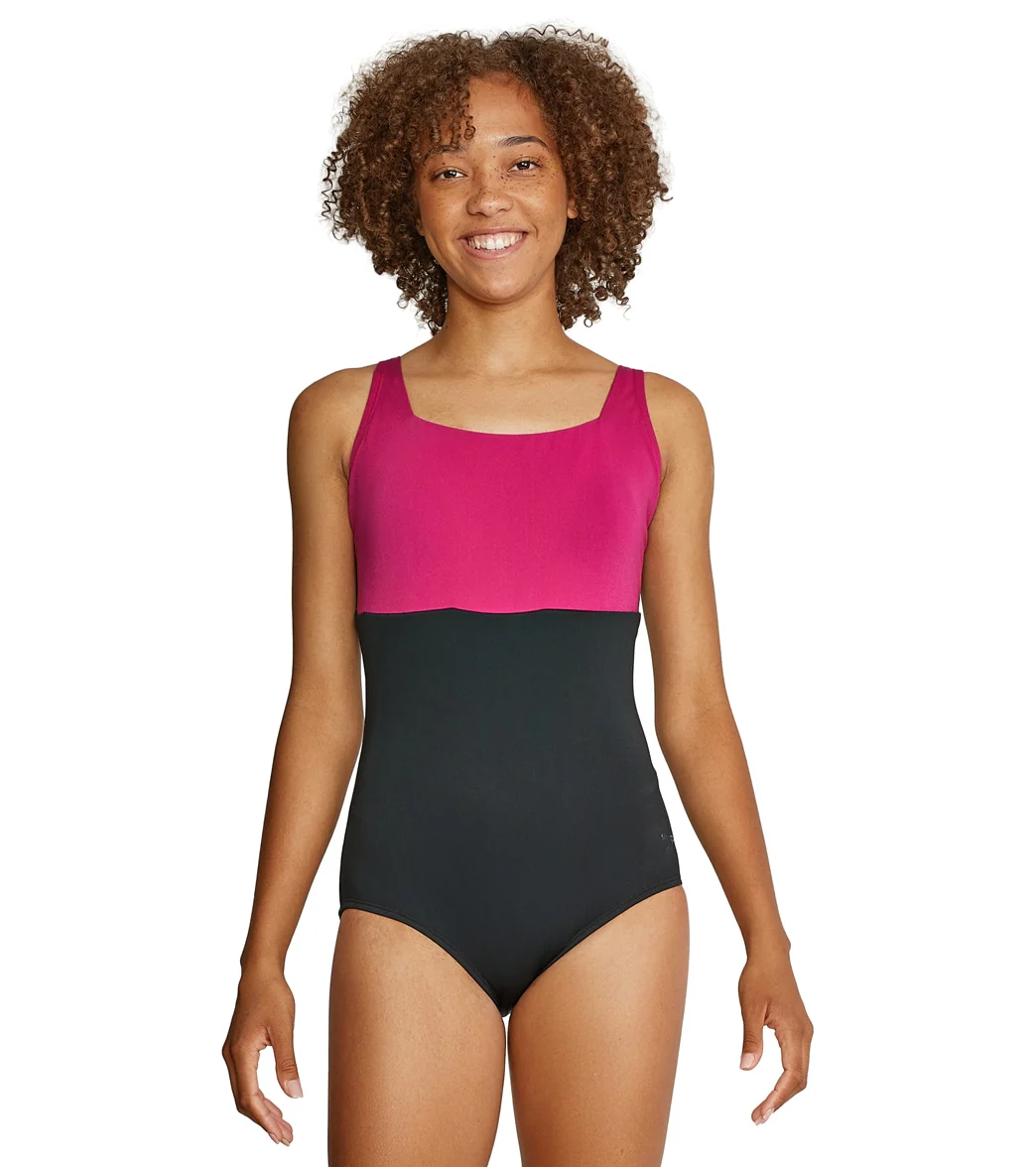 Speedo Women's Square Neck One Piece Swimsuit - Image 12