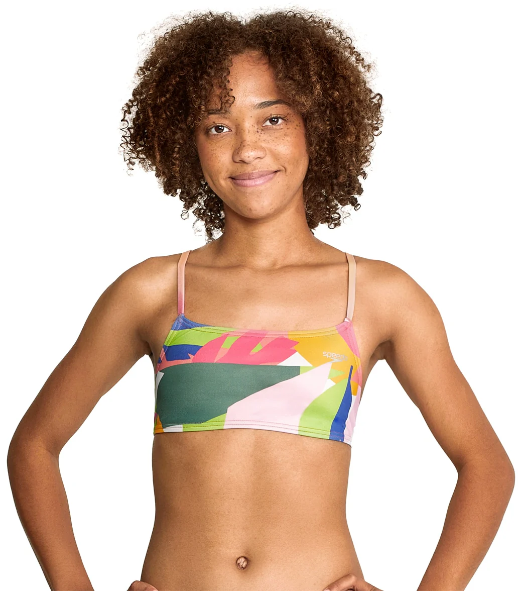 Speedo Women's Strappy Fixed Back Bikini Top - Image 14