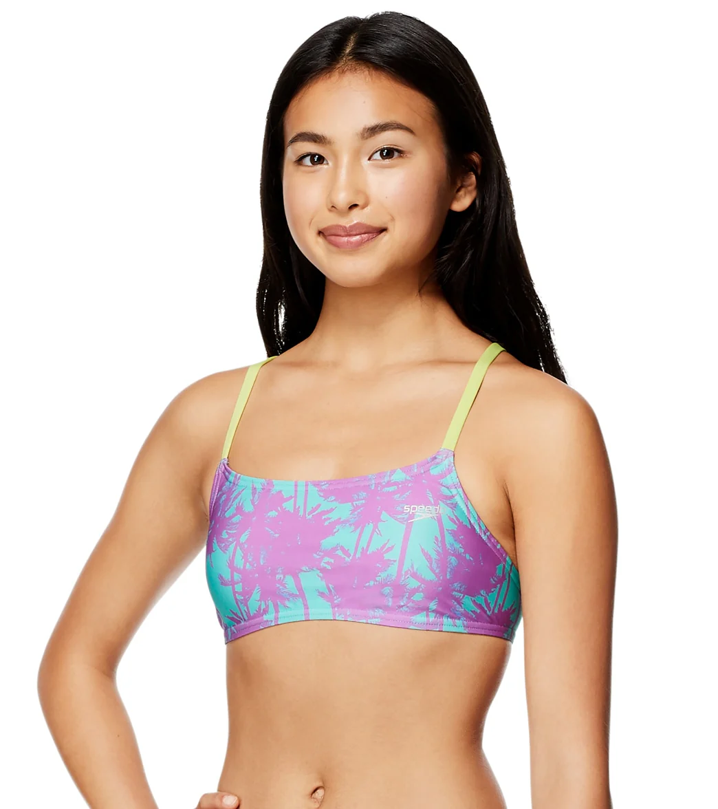 Speedo Women's Strappy Fixed Back Bikini Top - Image 22