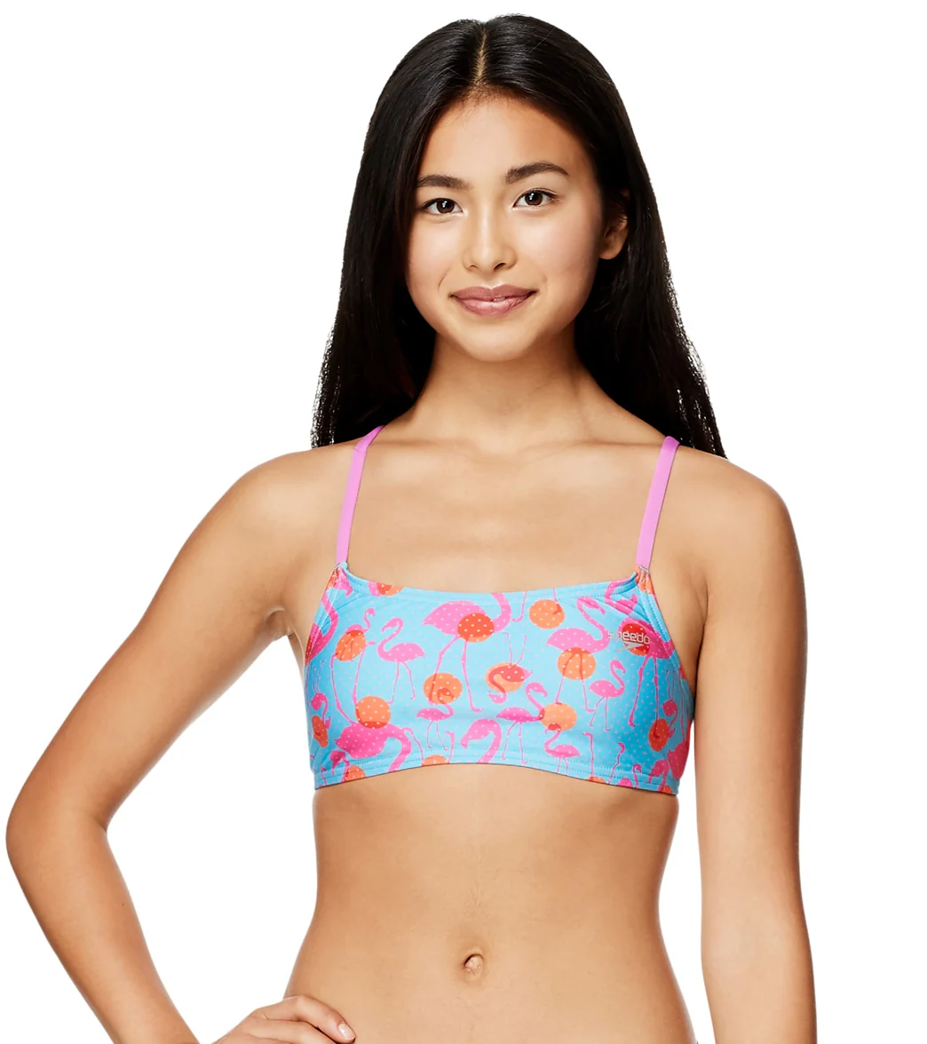 Speedo Women's Strappy Fixed Back Bikini Top - Image 23