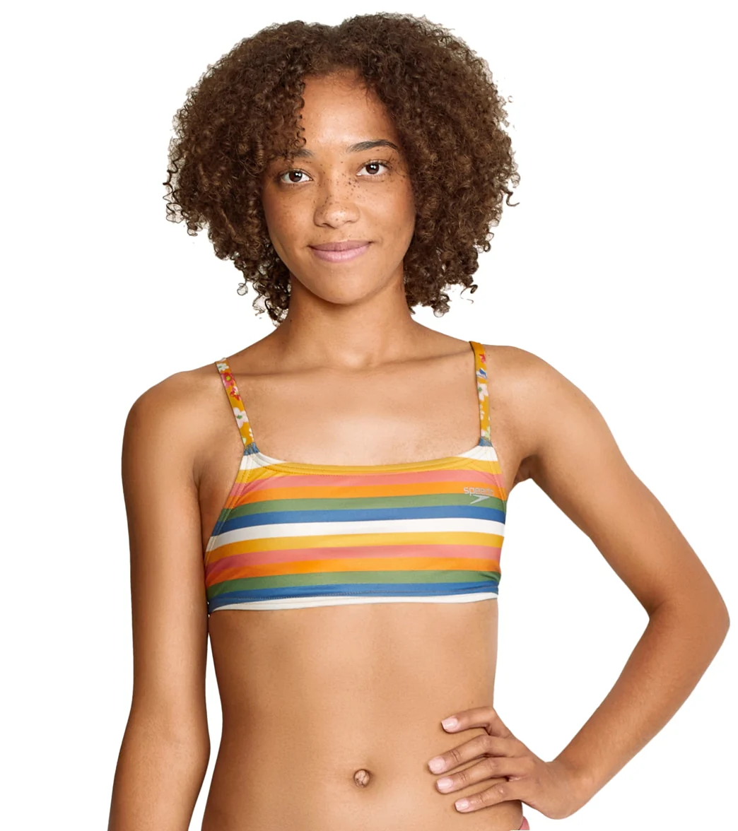 Speedo Women's Strappy Fixed Back Bikini Top - Image 62