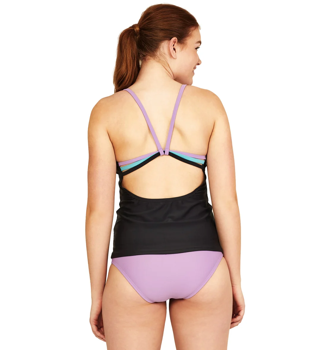 Speedo Women's Strappy Scoopneck Tankini Top - Image 3