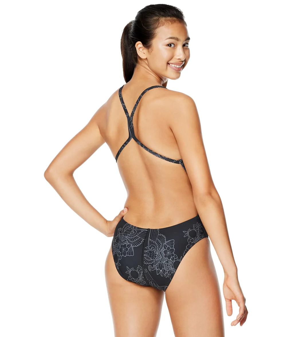 Speedo X Caeleb Dressel Women's Printed One Back One Piece Swimsuit - Image 2