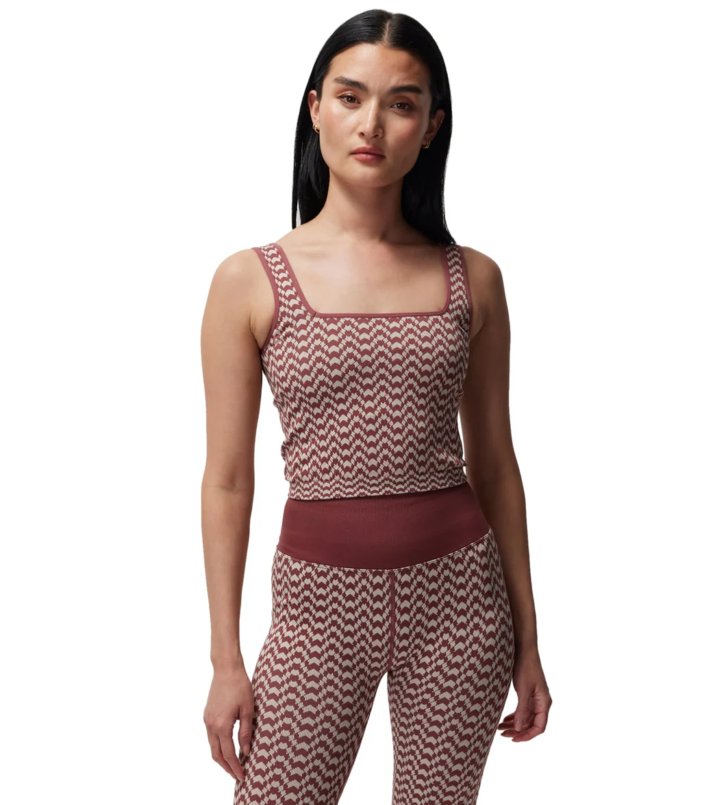 Spiritual Gangster Athena Seamless Jacquard Crop - Image 7