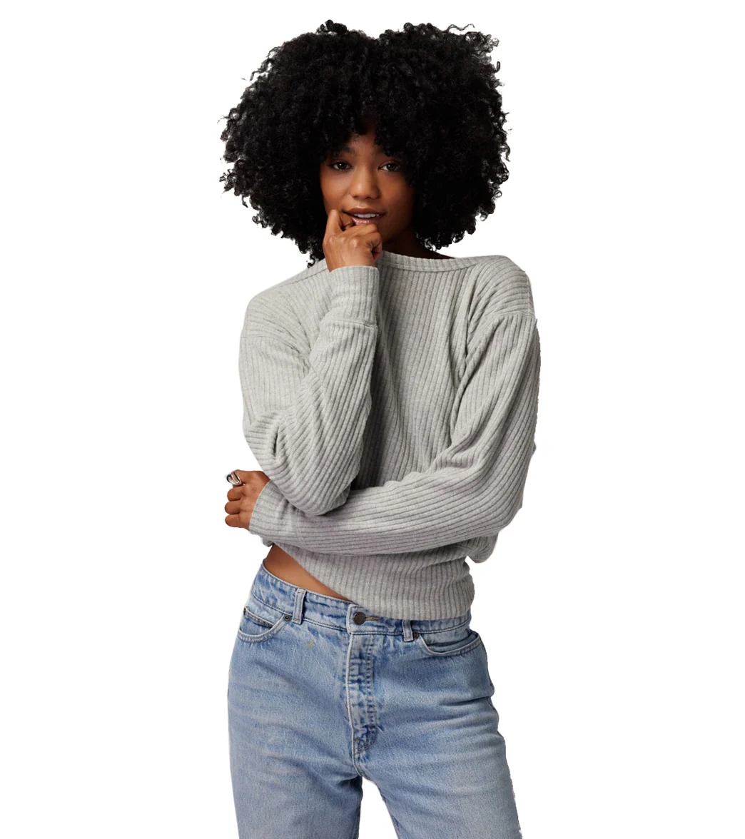 Spiritual Gangster Ballet Rib Banded Hem Vida - Image 15