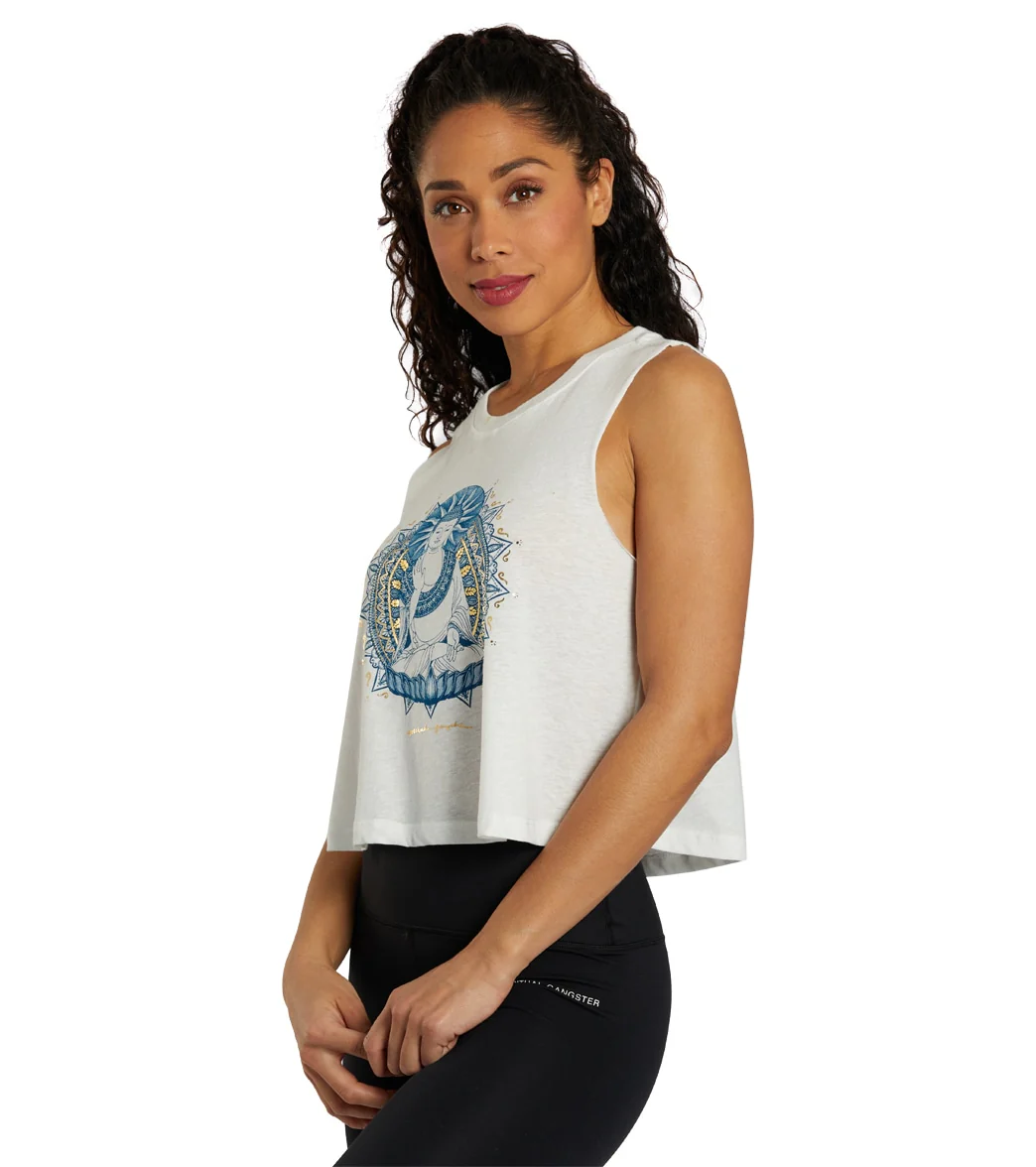 Spiritual Gangster Buddha Crop Tank - Image 4