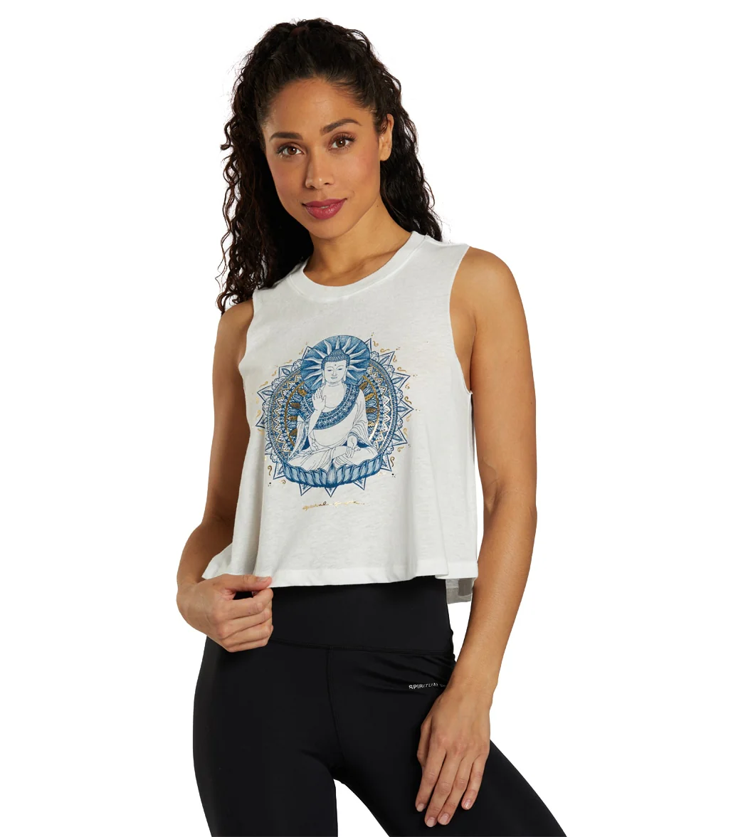Spiritual Gangster Buddha Crop Tank - Image 6
