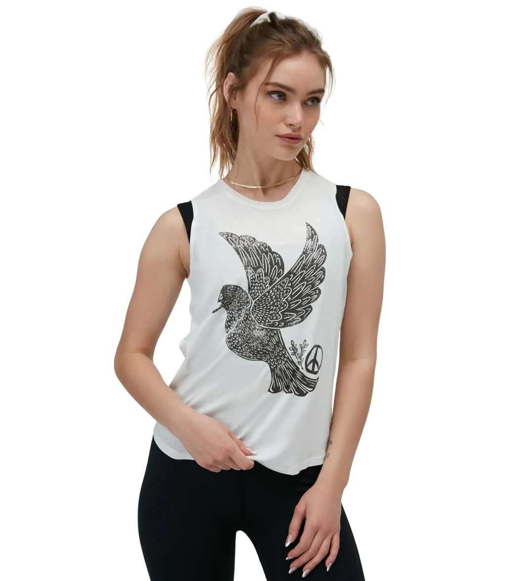Spiritual Gangster Dove Muscle Tank