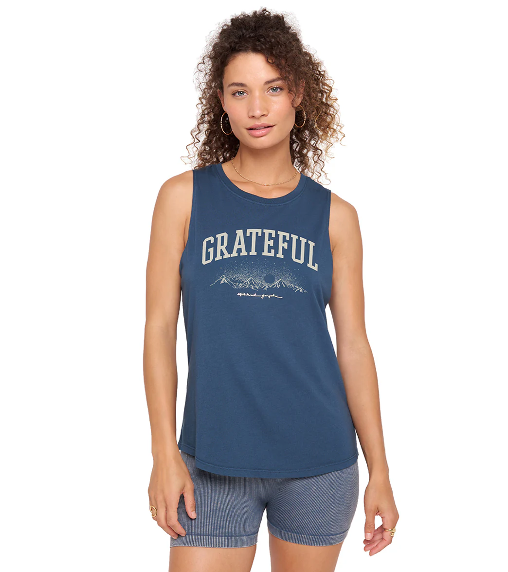 Spiritual Gangster Grateful Jade Muscle Tank - Image 4