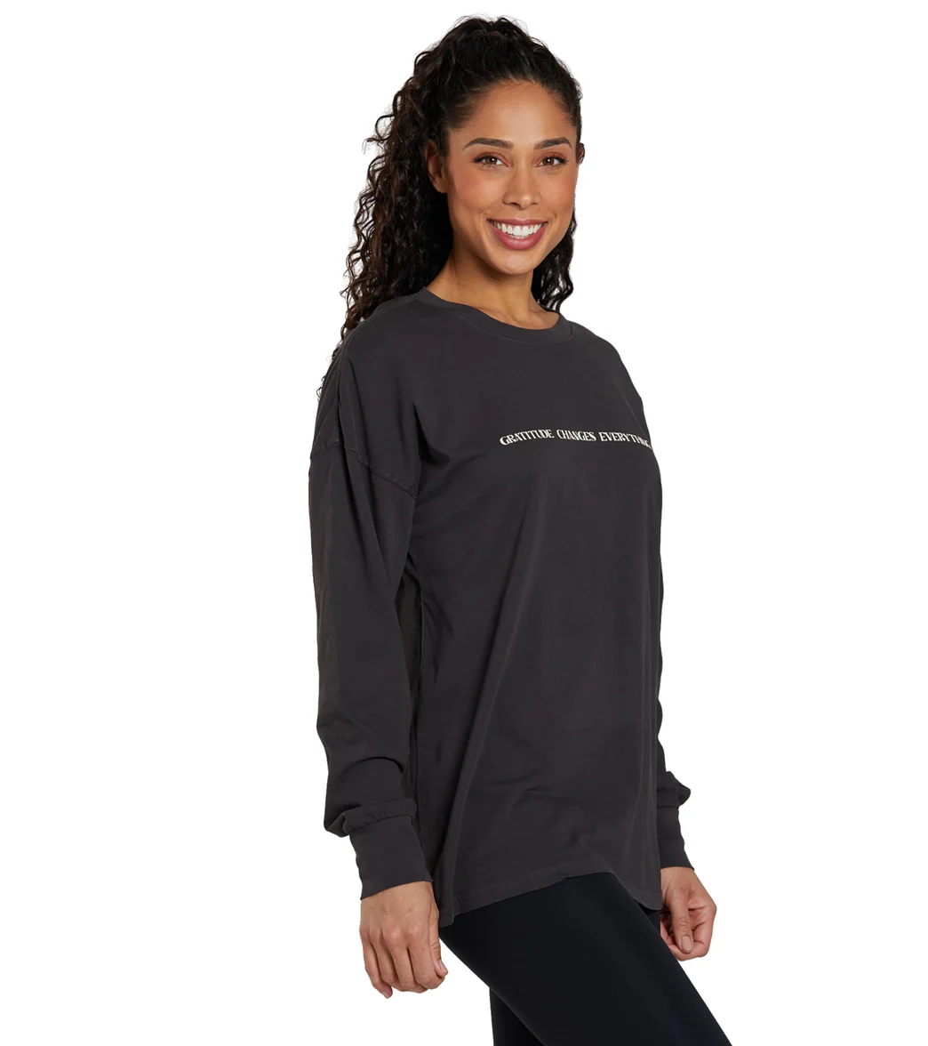 Spiritual Gangster Gratitude Long Sleeve Tee - Image 2