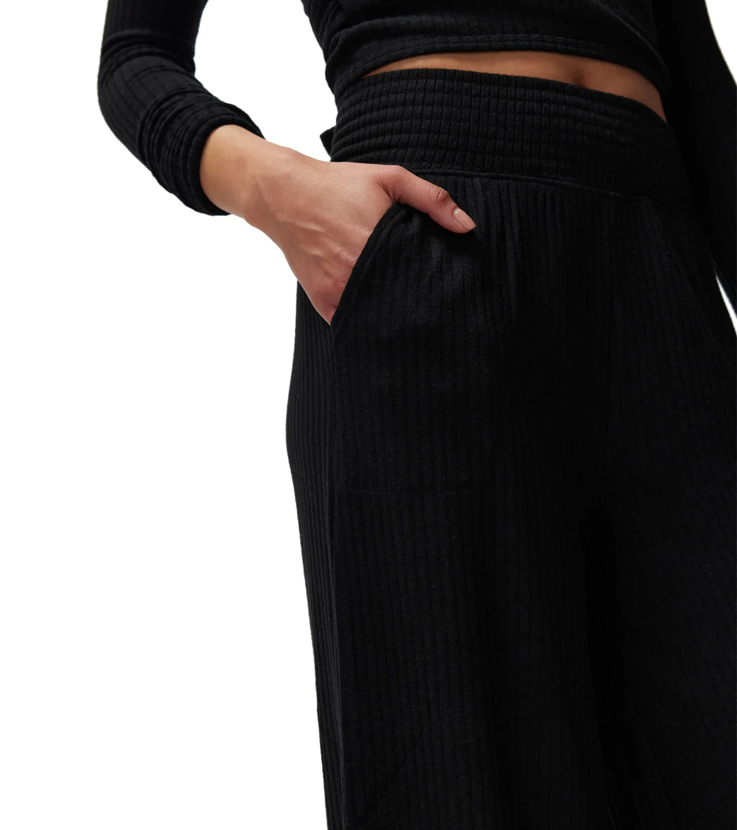Spiritual Gangster Harmony Rib Wide Leg Pant - Image 3