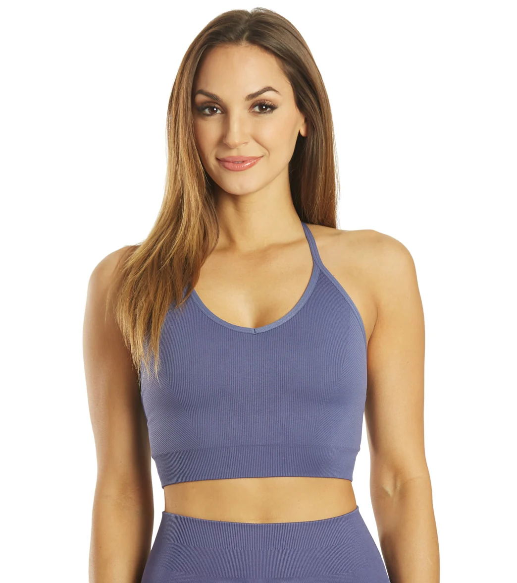 Spiritual Gangster Icon T-Back Sports Bra - Image 21