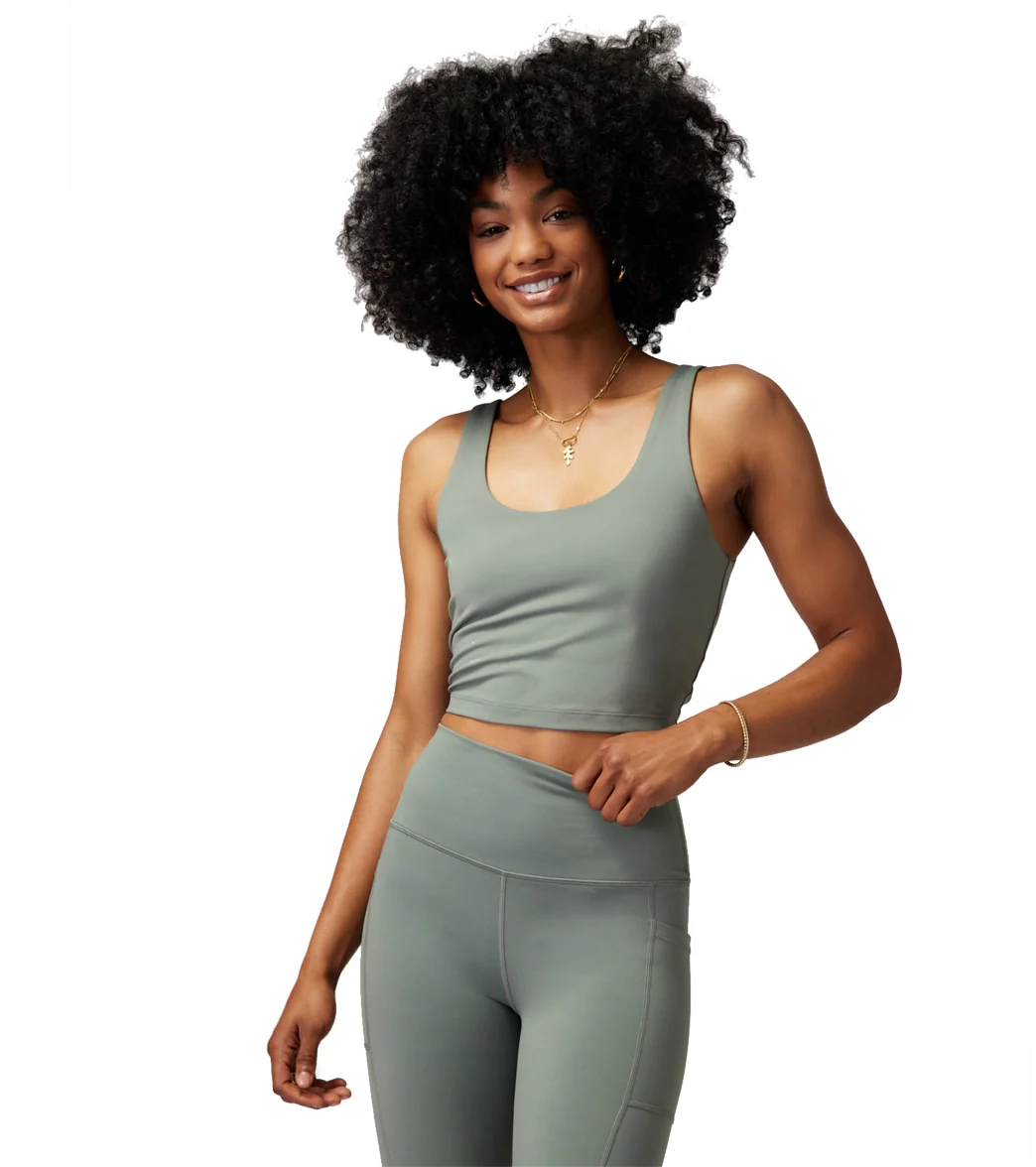 Spiritual Gangster Indie Dream Tech Eco Jersey Crop - Image 2