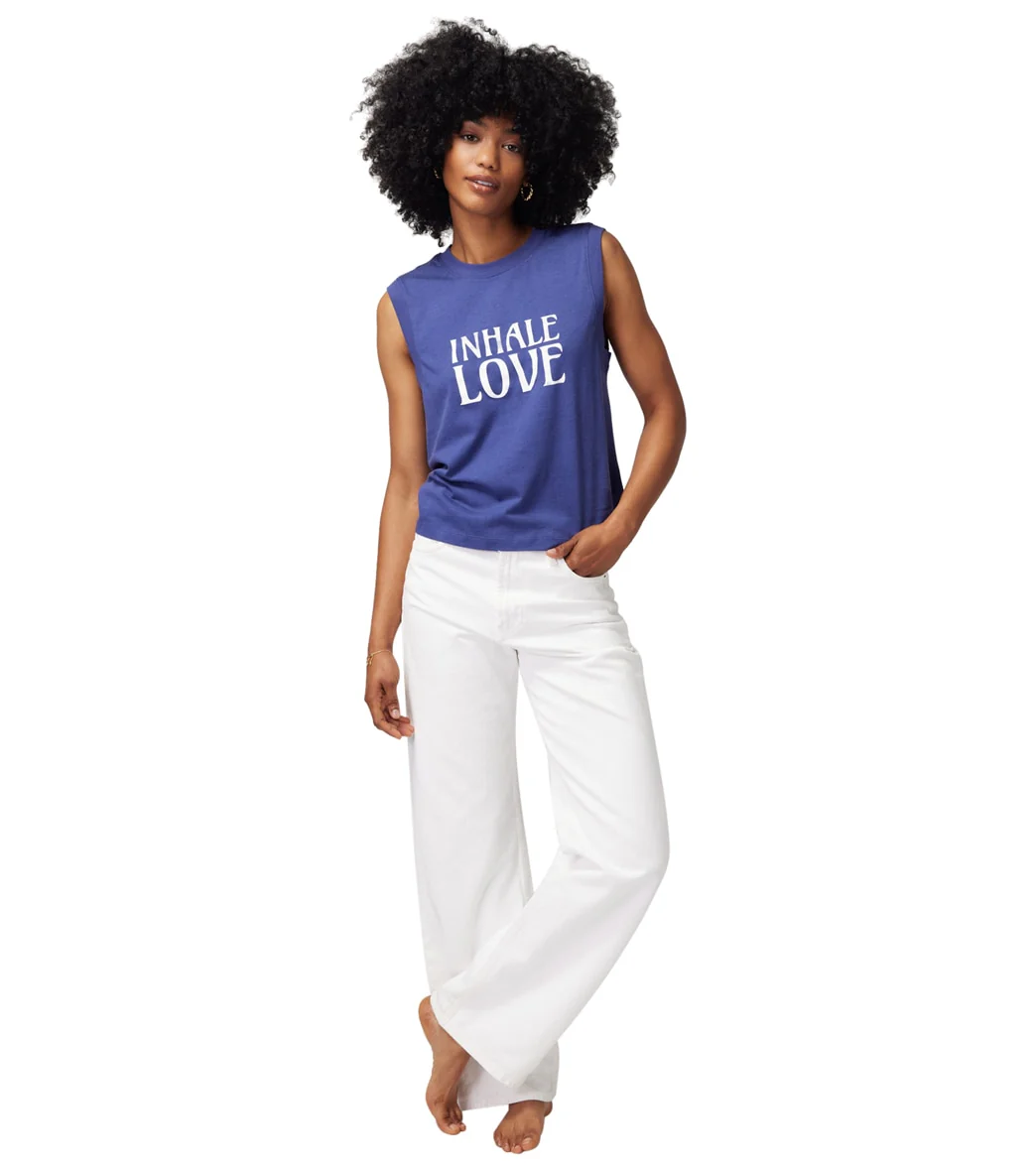 Spiritual Gangster Inhale Love Irina Muscle Tank - Image 3