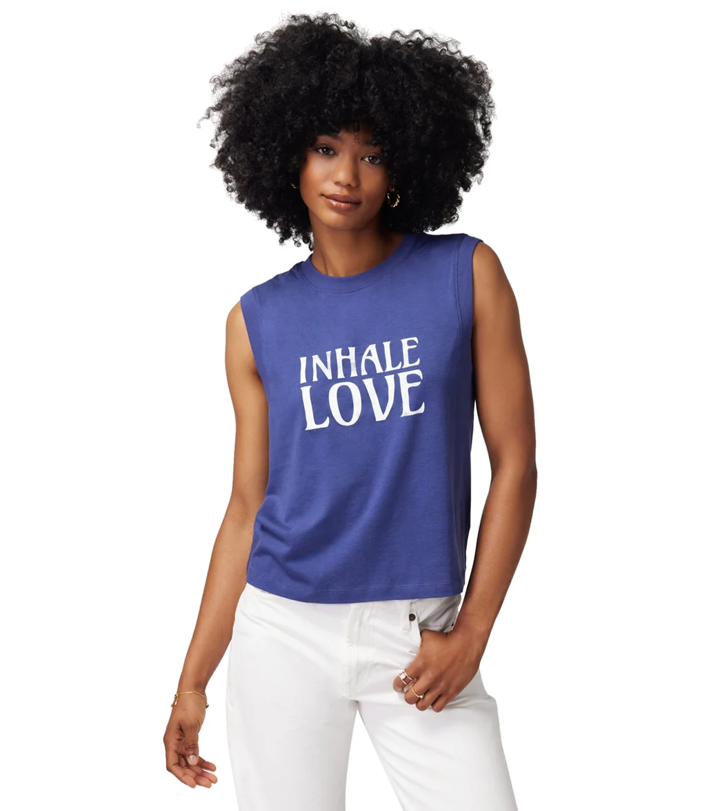 Spiritual Gangster Inhale Love Irina Muscle Tank - Image 5