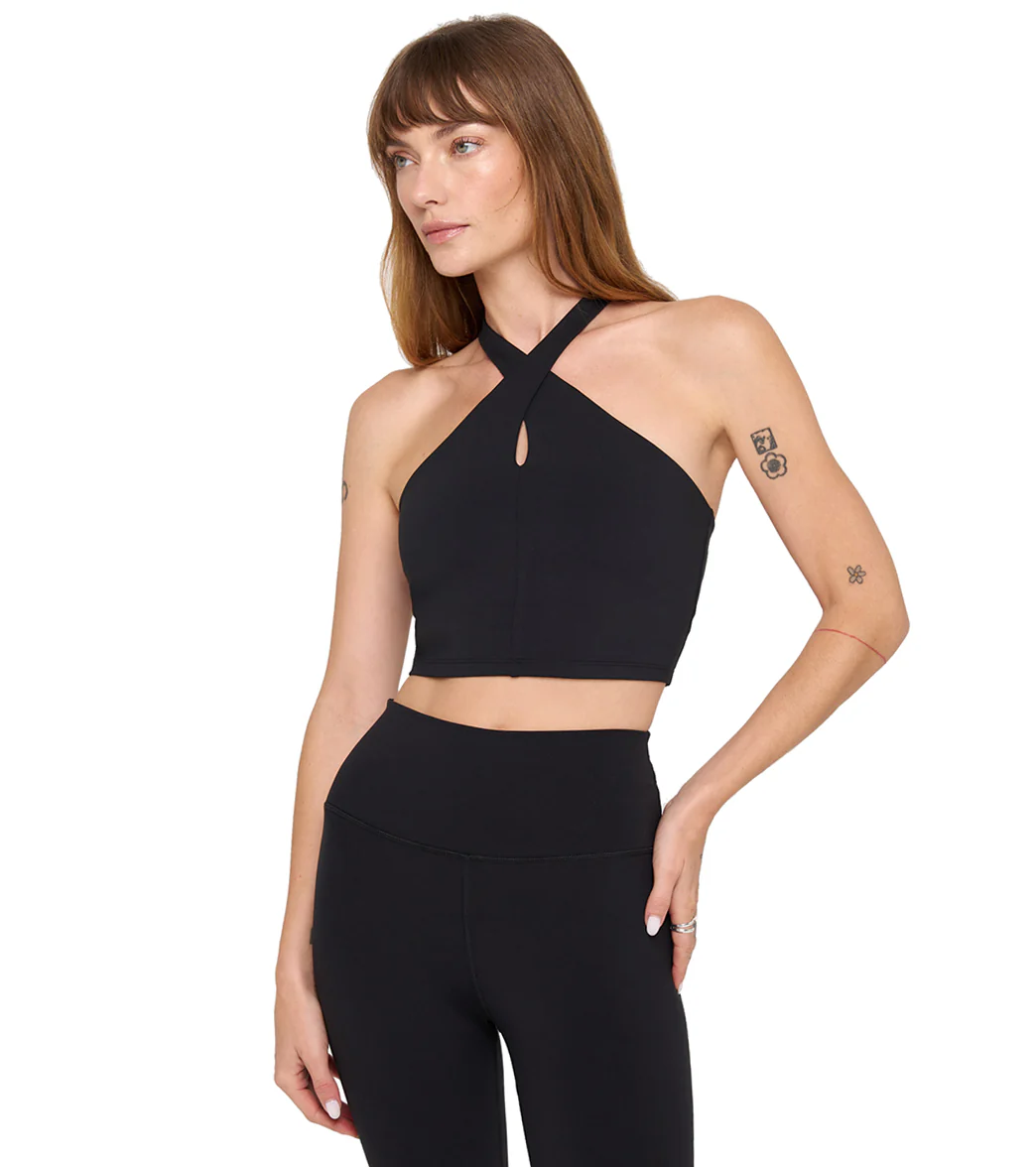 Spiritual Gangster Jules Cross Neck Crop Tank - Image 7