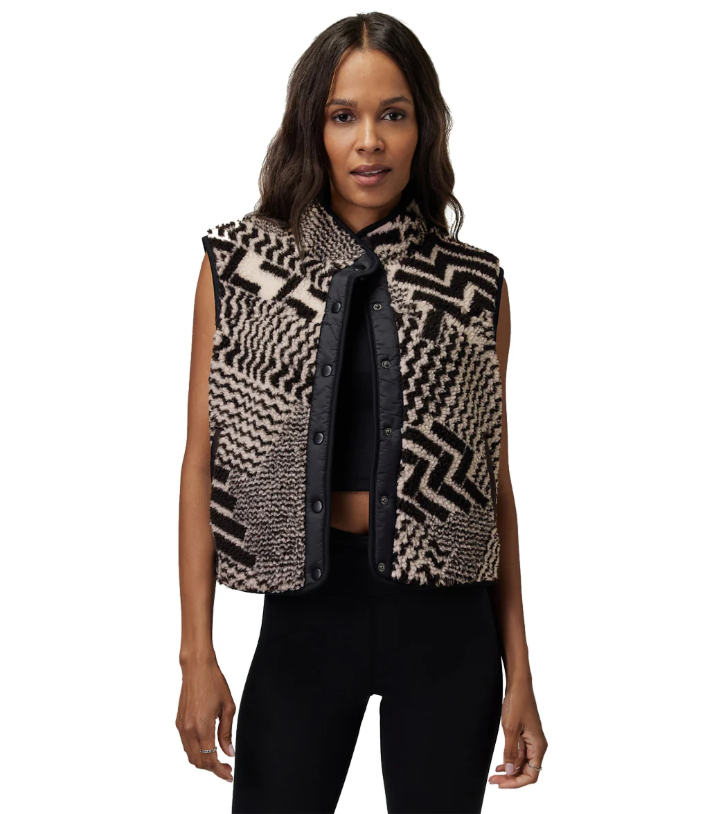Spiritual Gangster Leah Sherpa Vest - Image 7