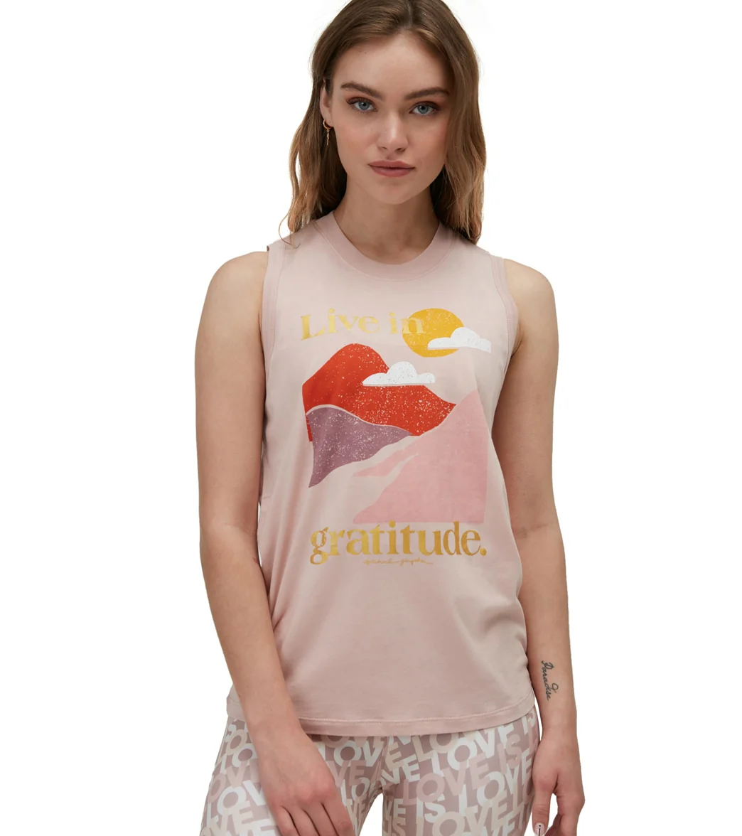 Spiritual Gangster Live In Gratitude Essential Tank - Image 6