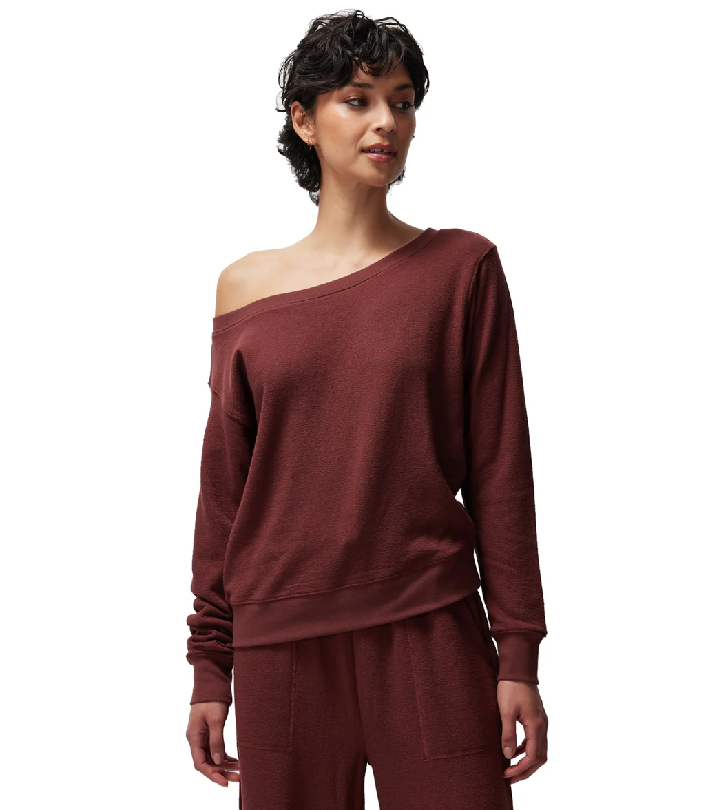 Spiritual Gangster Lofty Slub Rib Vida Long Sleeve Top - Image 6