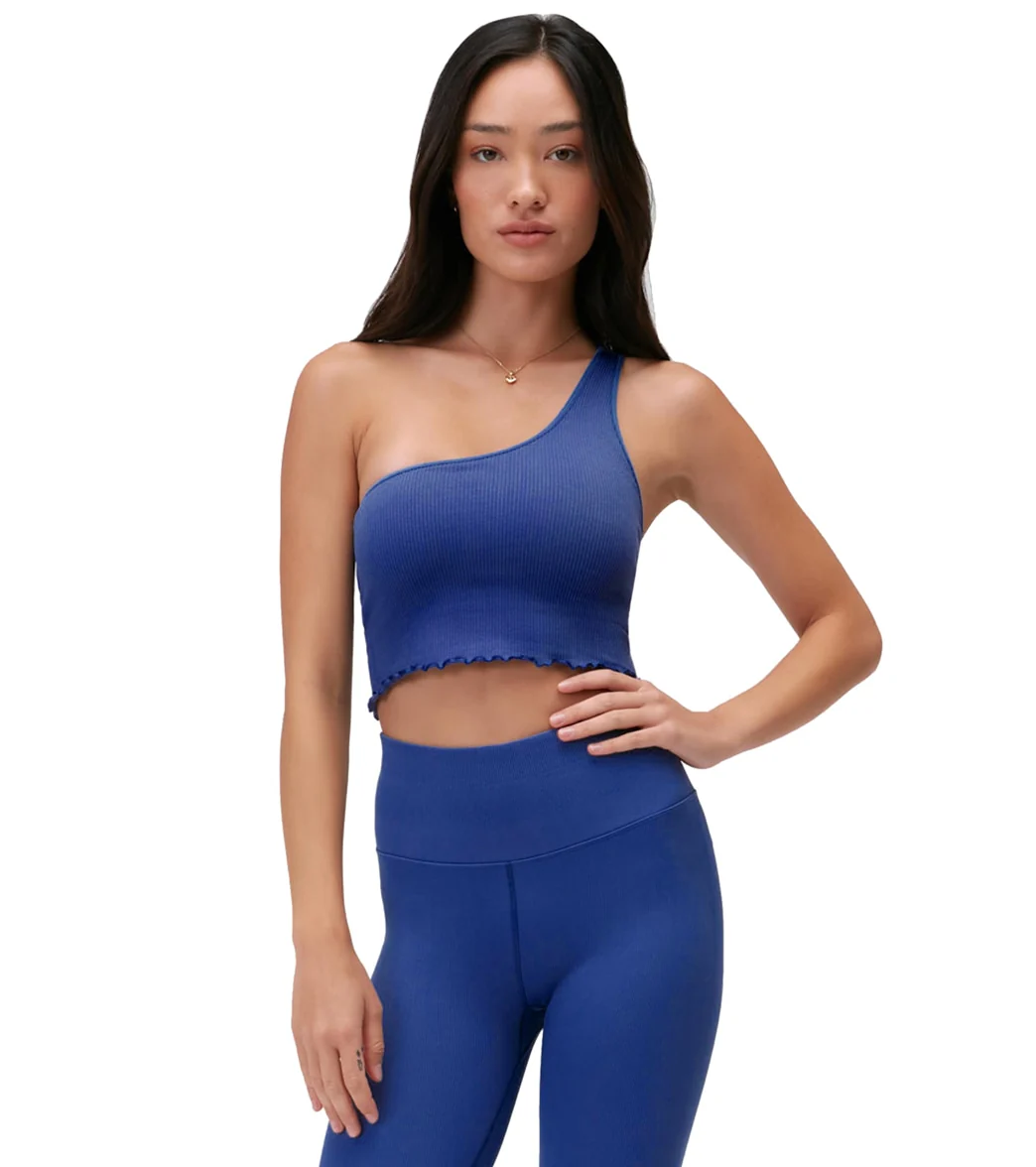 Spiritual Gangster Luna One Shoulder Crop Tank - Image 7