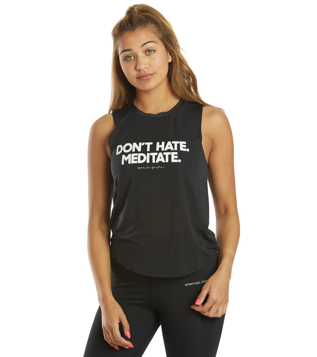 Spiritual Gangster Meditate Active Muscle Tank - Image 8