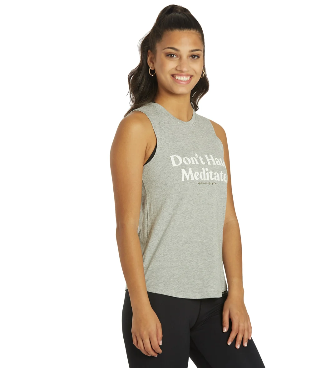 Spiritual Gangster Meditate Muscle Tank - Image 2