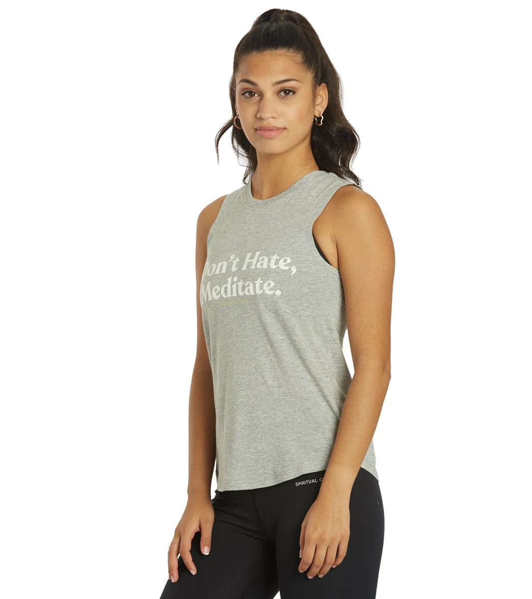 Spiritual Gangster Meditate Muscle Tank - Image 5