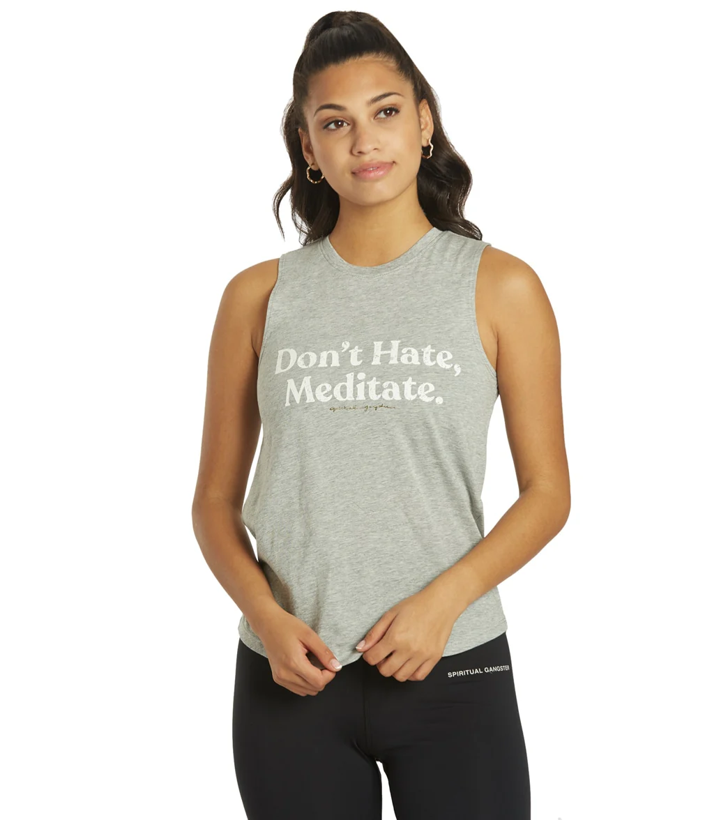 Spiritual Gangster Meditate Muscle Tank - Image 8