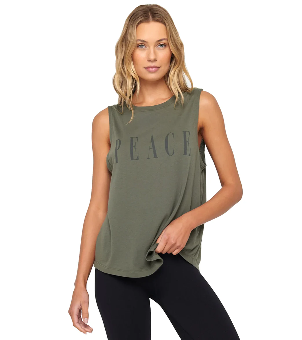 Spiritual Gangster Peace Jade Muscle Tank - Image 6