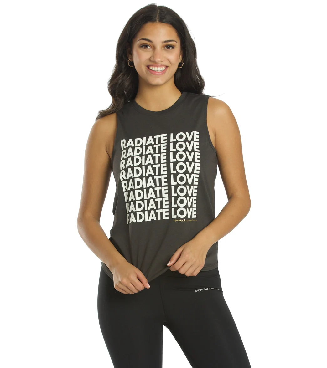 Spiritual Gangster Radiate Love Muscle Tank - Image 8