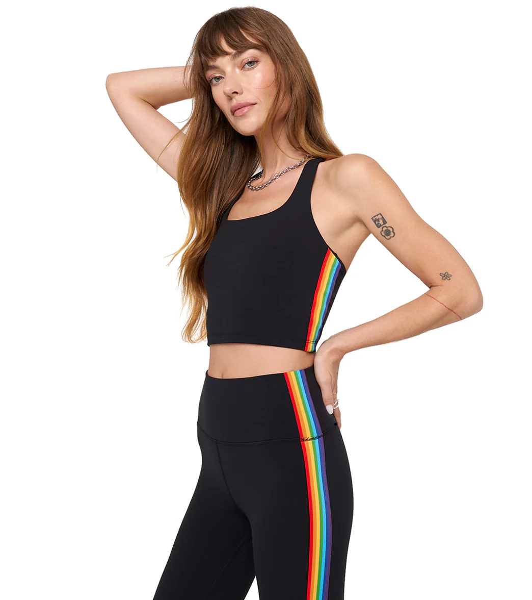 Spiritual Gangster Rainbow Shakti Crop Tank - Image 2
