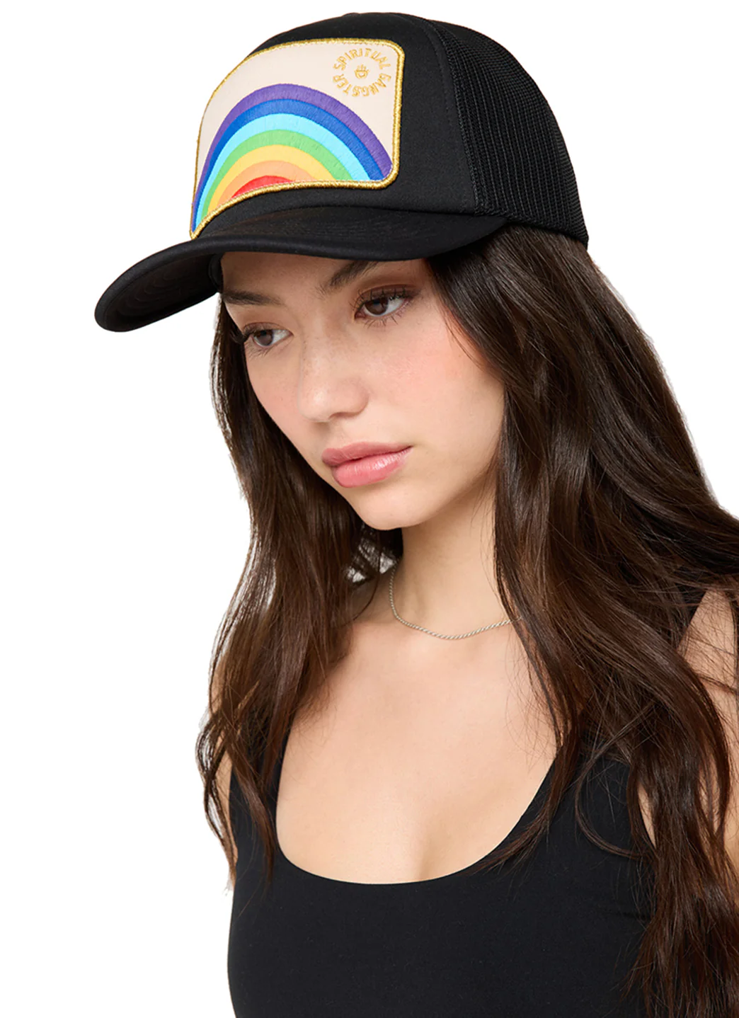 Spiritual Gangster Rainbow Trucker Hat - Image 5