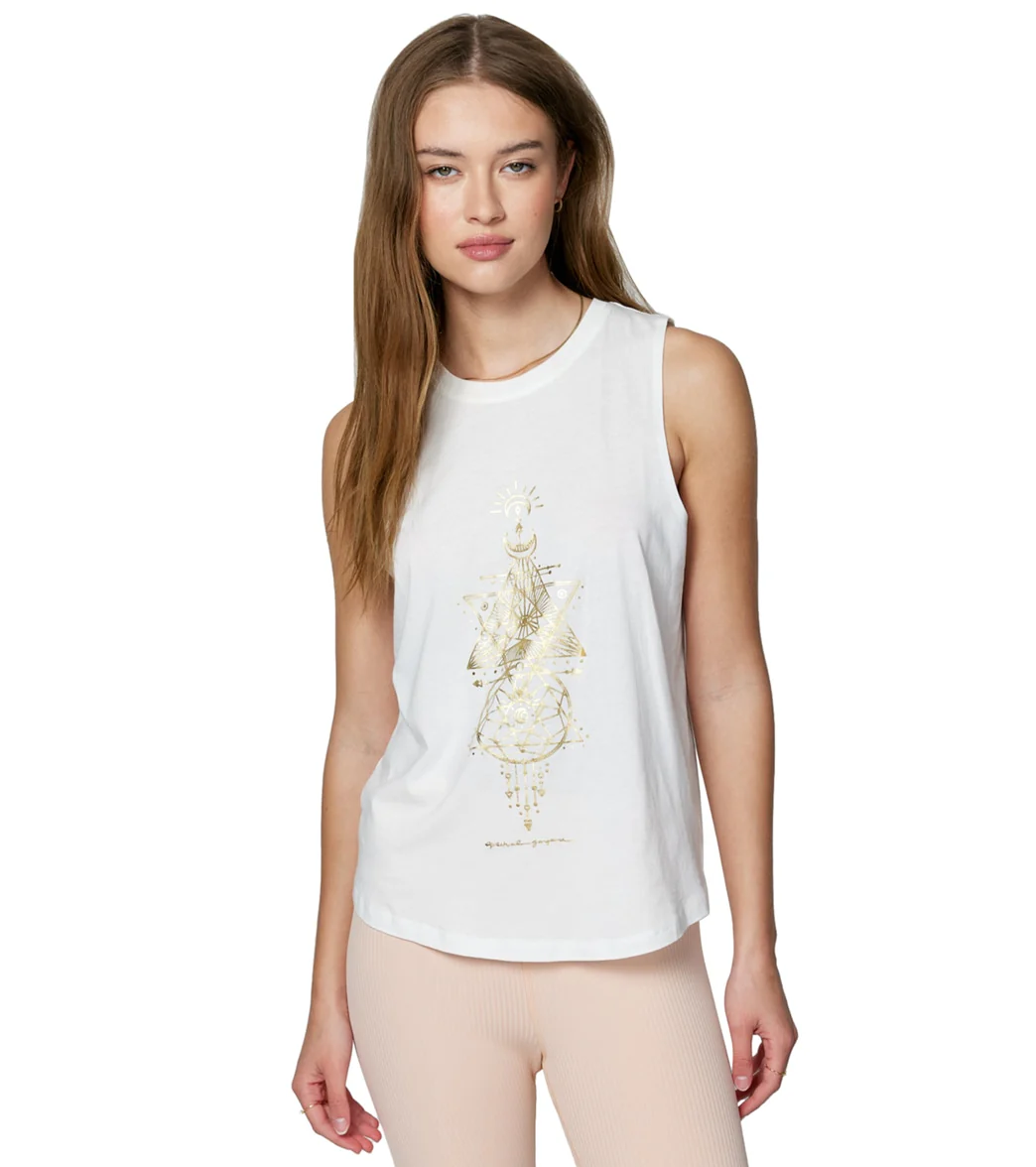 Spiritual Gangster Sacred Geo Muscle Tank - Image 6