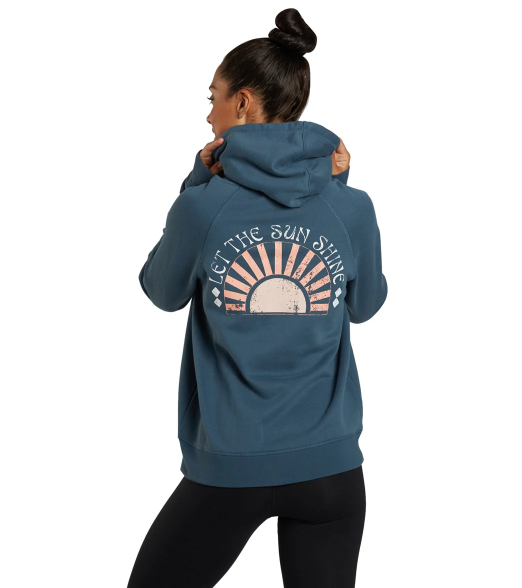Spiritual Gangster Sun Shine Raglan Zip Hoodie - Image 3