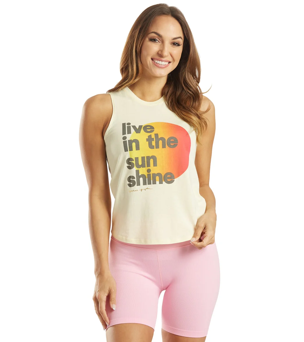 Spiritual Gangster Sunshine Muscle Yoga Tank