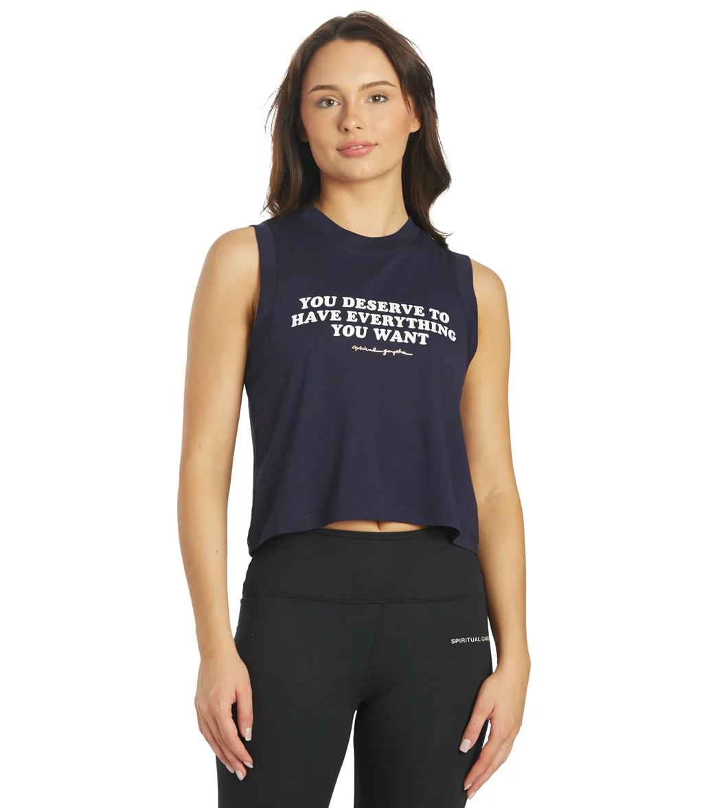 Spiritual Gangster Want Box Crop Tank - Image 8