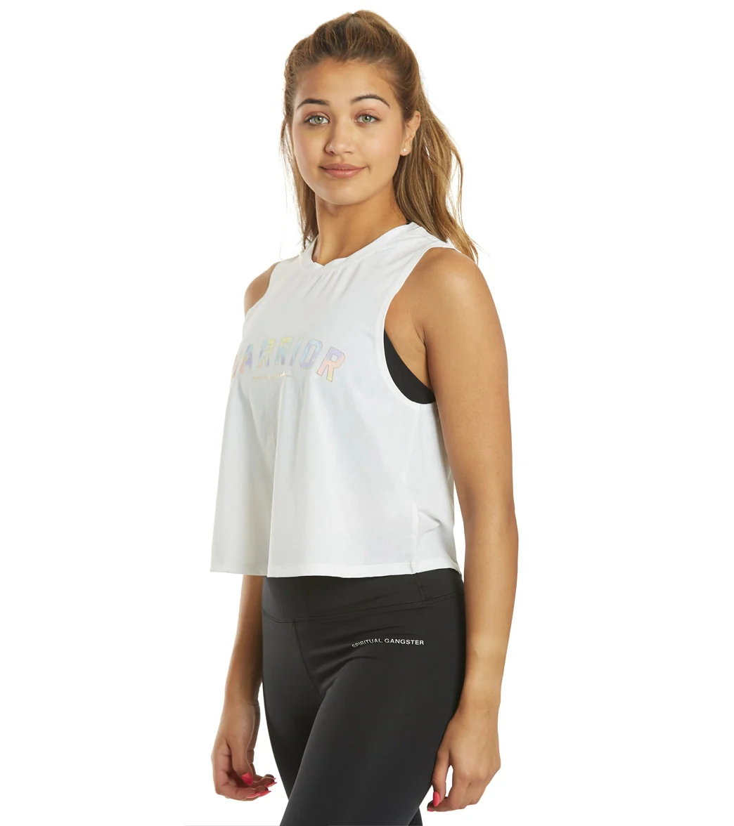 Spiritual Gangster Warrior Active Crop Tank - Image 5