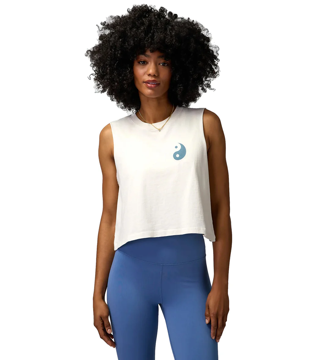 Spiritual Gangster Yin Yang Callie Crop Tank - Image 7