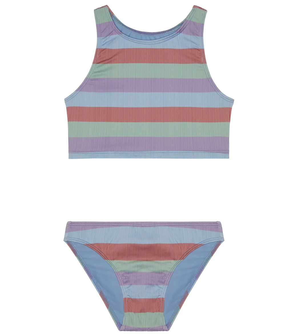 Splendid Girls' Cabana Stripe Two Piece Bikini Set (Big Kid) - Image 4